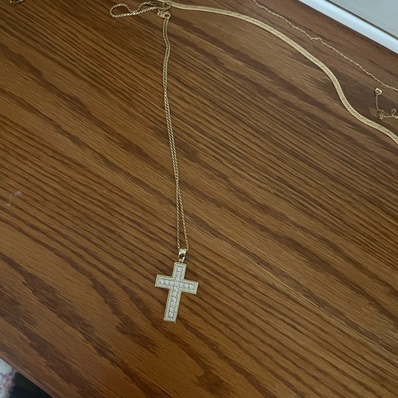 Jewelry by Gracey “Iced Cross” Cross Necklace - Picture 2 of 4